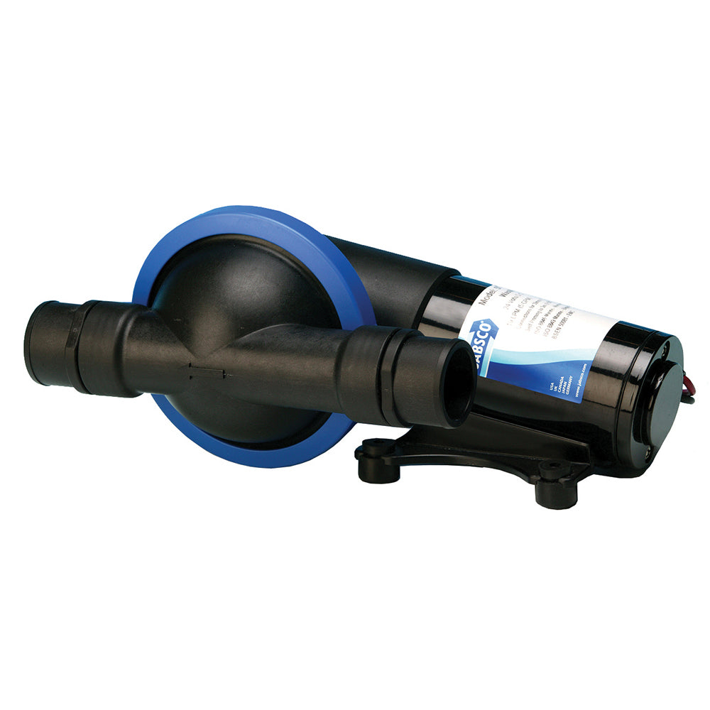 Jabsco 50890-1100 Filterless Waste Pump with Single Diaphragm, 24V