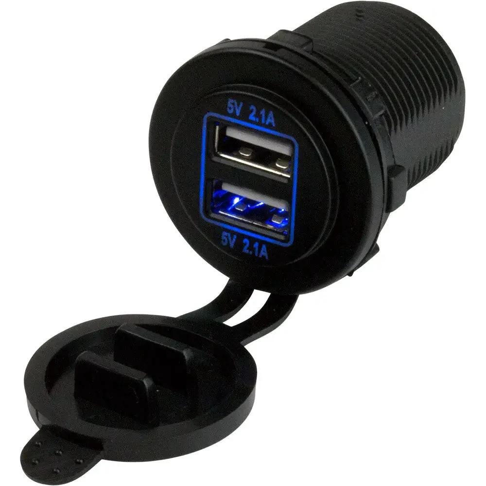 Sea-Dog Dual USB Power Socket 426515-1 for Marine and Vehicular Use by Sea-Dog