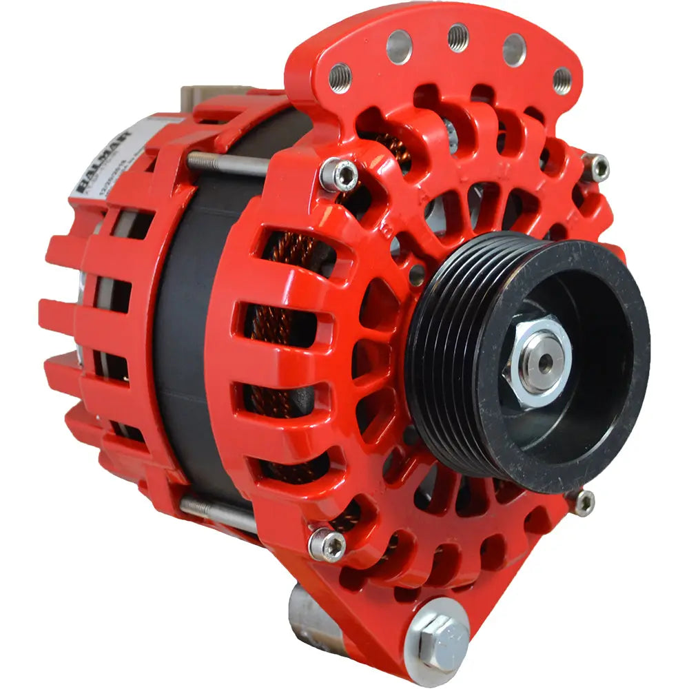 Balmar Alternator 170 Amp 12V Single Foot Internal Regulator with K6 Pulley