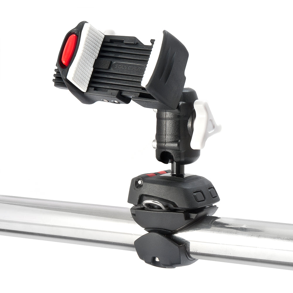 Scanstrut ROKK Mini Mount Kit with Rail Mount and Phone Clamp for Versatile Electronics Mounting