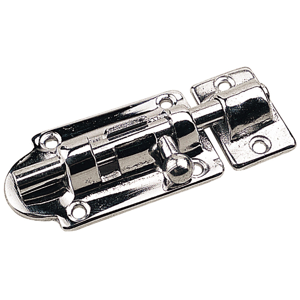 Sea-Dog Chrome Finish Barrel Bolt - 2 7/8 inch Security Lock