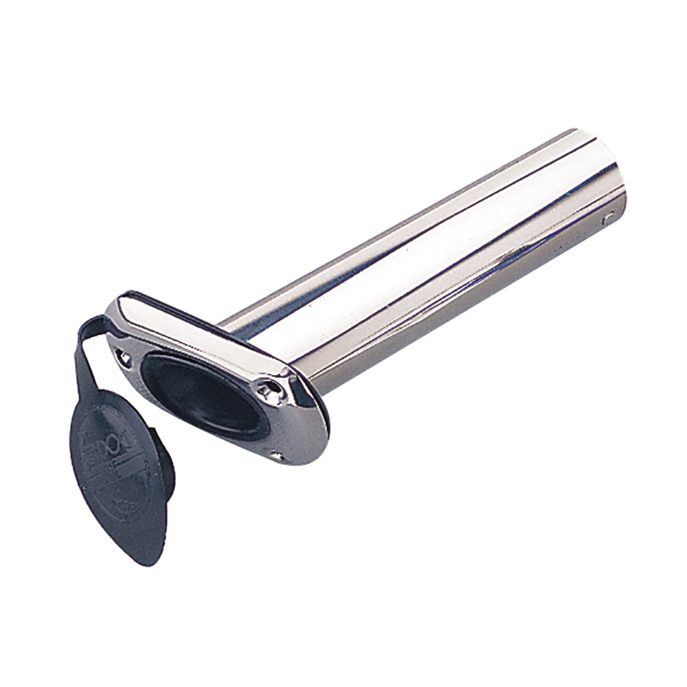 Sea-Dog Stainless Steel Flush Mount Rod Holder with Cap - 30 Degree Angle
