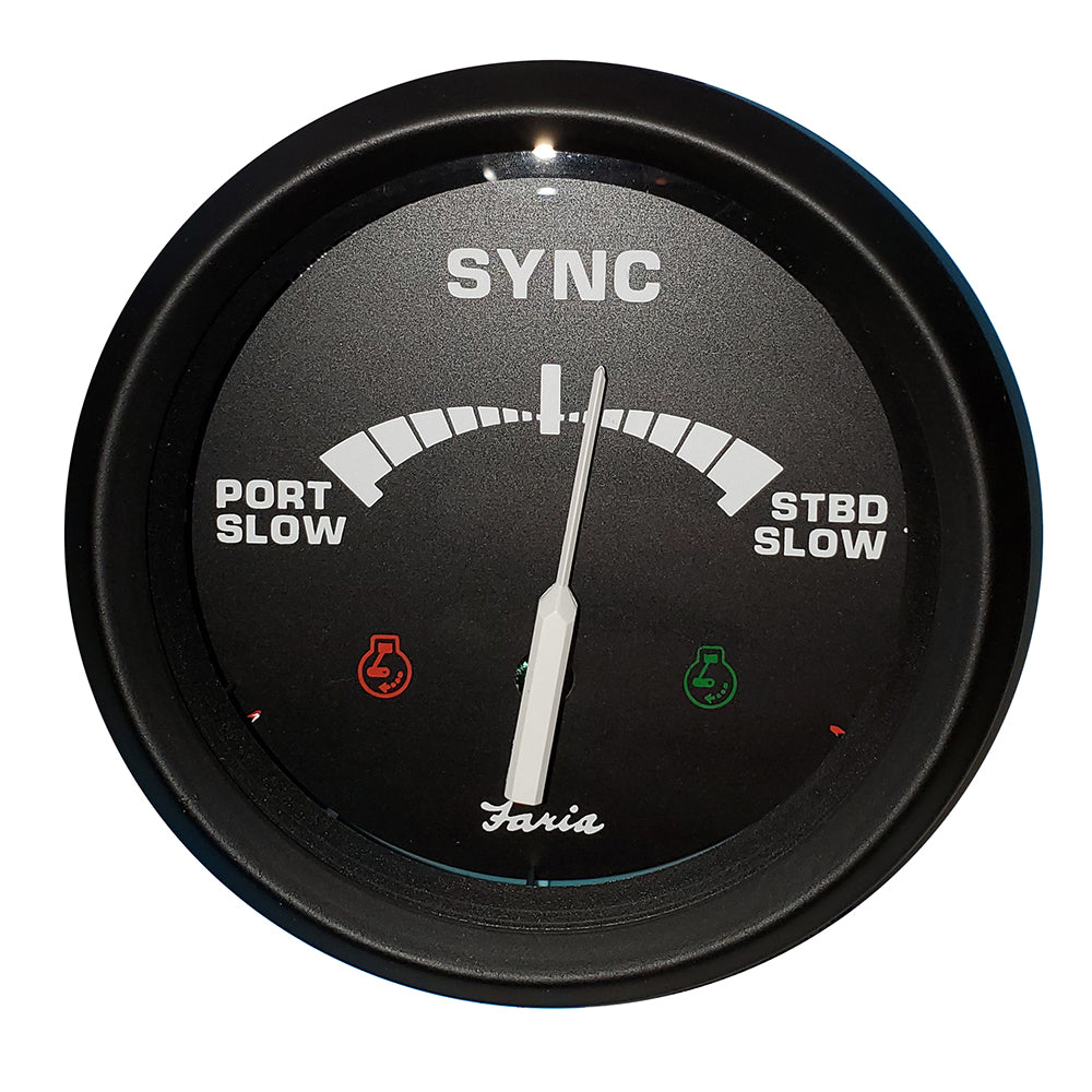 Faria Beede Instruments 32807 4-inch Gauge Engine Synchronizer for Dual Gas and Diesel Engines