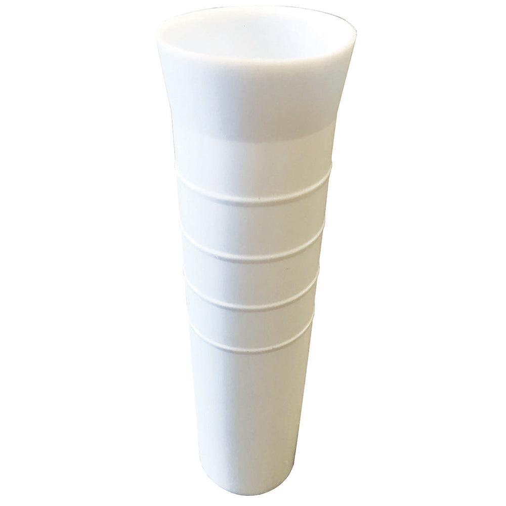 Tigress 10-Inch Flared Vinyl Replacement Insert Liner - White for Aluminum Weld-On Rod Holders