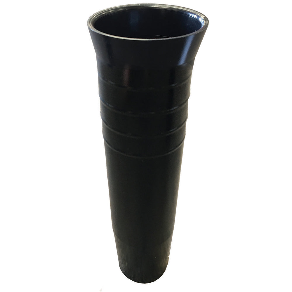 Tigress 10-inch Flared Vinyl Replacement Insert Liner - Black for Aluminum Weld-On Rod Holders