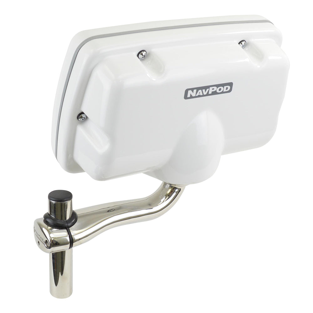 NavPod RailMount Pre-Cut for Simrad NSS9 evo3 and B&G Zeus3 9 - Fits 1 to 1.25-Inch Tubing