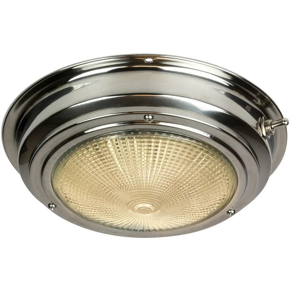 Sea-Dog Stainless Steel Dome Light with 5-Inch Lens, 12VDC by Sea-Dog