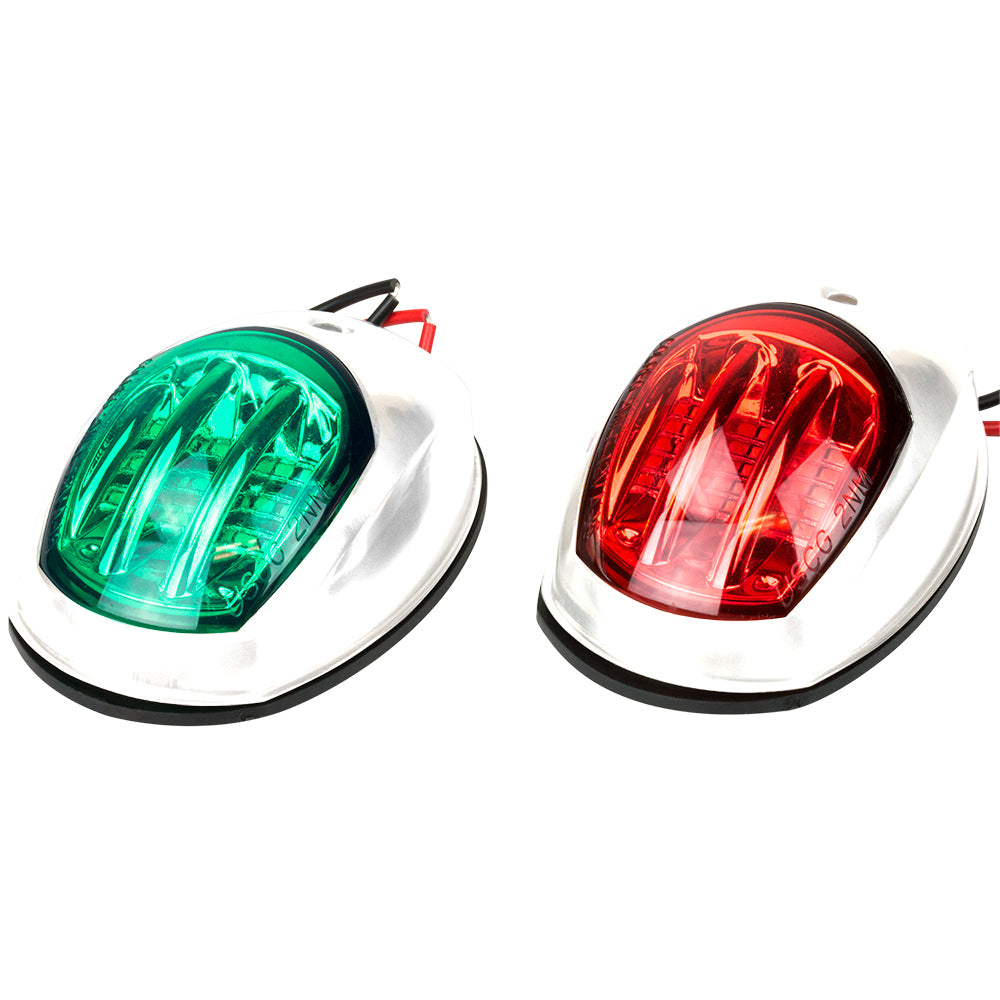 Sea-Dog White LED Navigation Lights - Port & Starboard | Model 400071-1