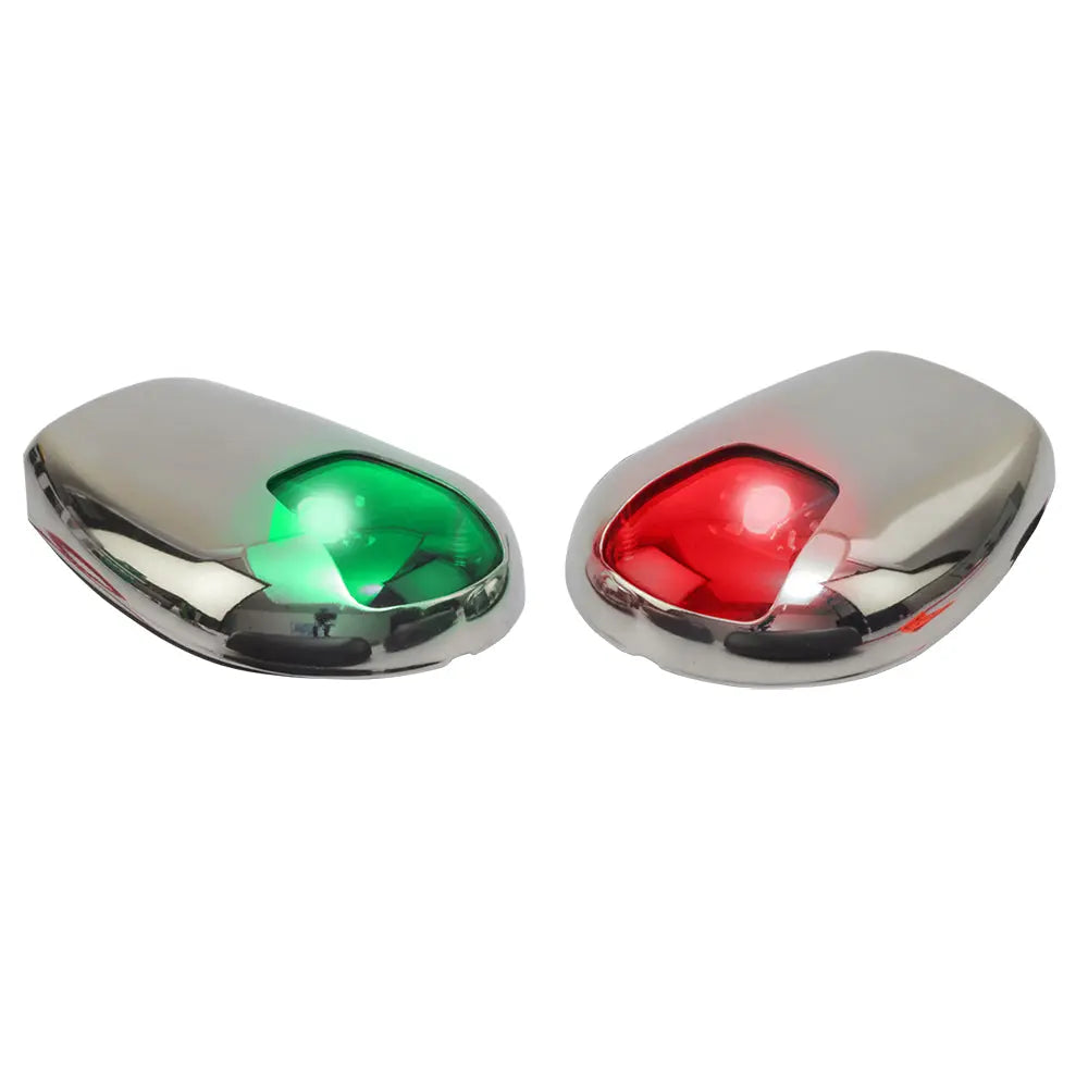 Sea-Dog Stainless Steel Side Mount LED Navigation Lights - 2 Nautical Miles - Port & Starboard