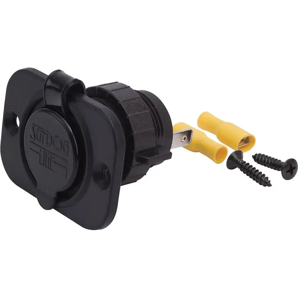Sea-Dog 426120-1 Round Power Socket - 12V Marine Electrical Accessory by Sea-Dog