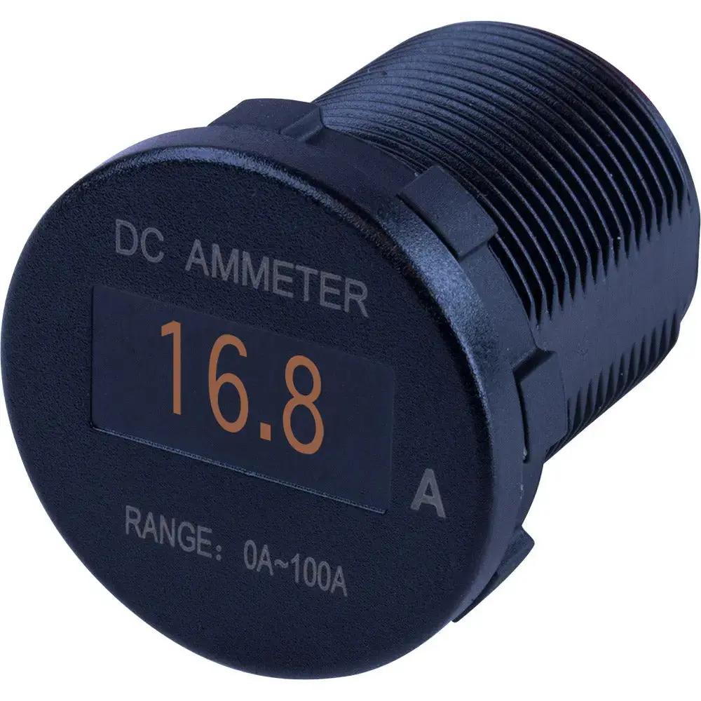 Sea-Dog Round OLED DC Amp Meter 0-100 Amps - Waterproof Marine Amp Monitor by Sea-Dog