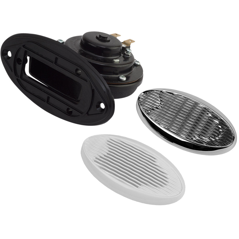 Sea-Dog Drop-In Hidden Horn V.1 with Grills – Marine Horn for Vessels Under 12 Feet