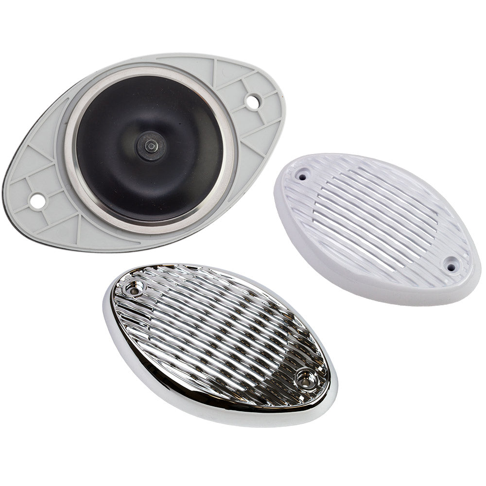 Sea-Dog Drop-In Hidden Horn V.3 with Grills - Marine Horn for Vessels Under 12ft