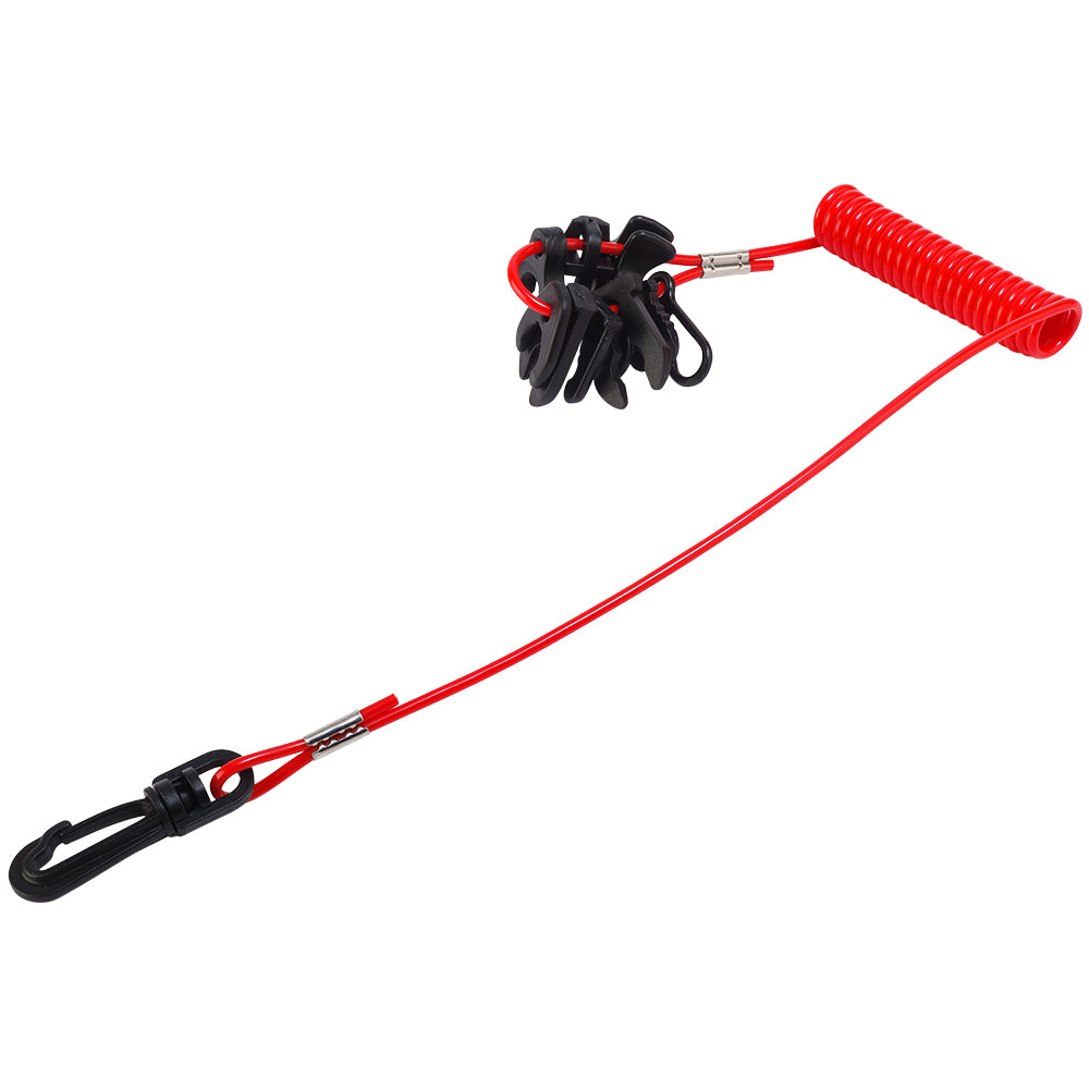 Sea-Dog 10 Key Universal Kill Switch Lanyard for Marine Emergency Safety