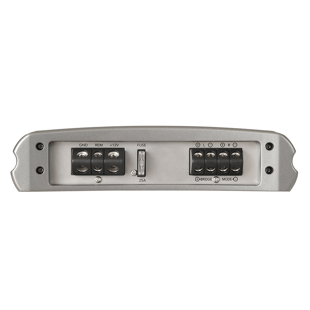 Fusion MS-AM402 2-Channel Marine Amplifier - 400W Power for Boats and Watercraft