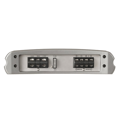 Fusion MS-AM402 2-Channel Marine Amplifier - 400W Power for Boats and Watercraft