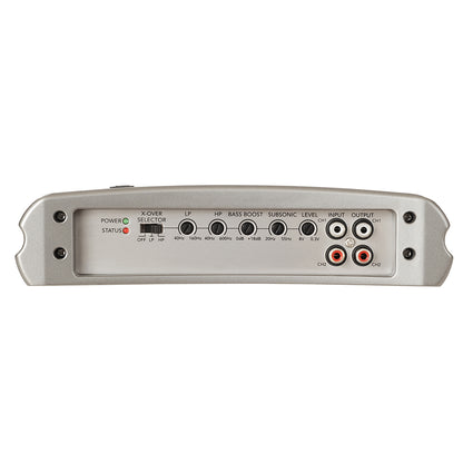 Fusion MS-AM402 2-Channel Marine Amplifier - 400W Power for Boats and Watercraft