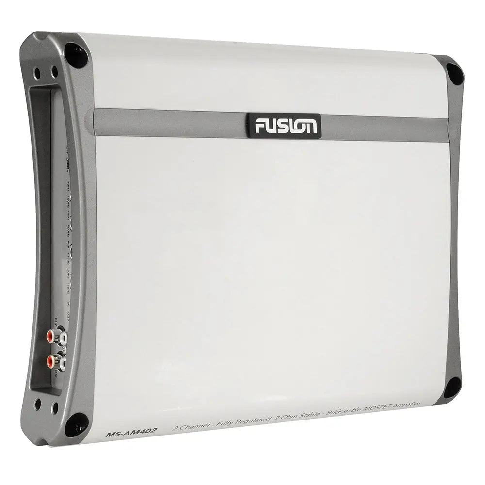Fusion MS-AM402 2-Channel Marine Amplifier - 400W Power for Boats and Watercraft