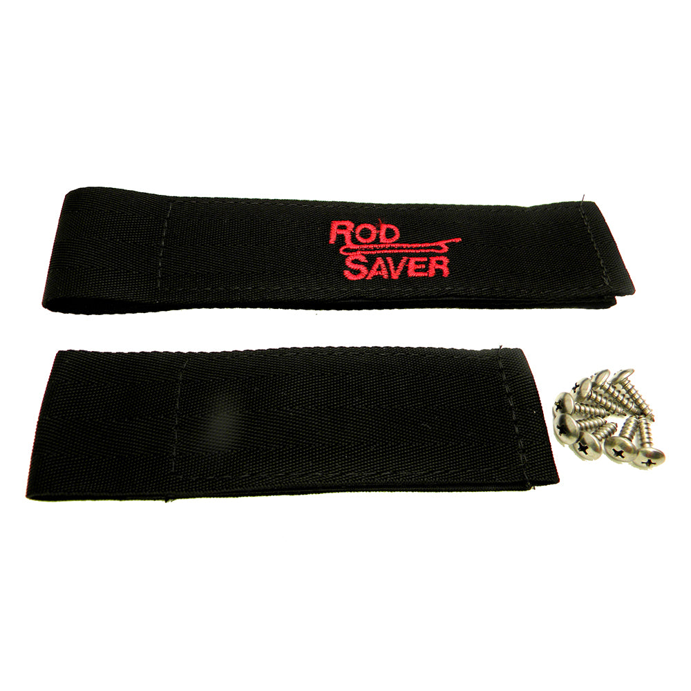 Rod Saver Original 8" and 6" Double Strap Rod Holder Set - Stainless Steel Mounting Hardware Included