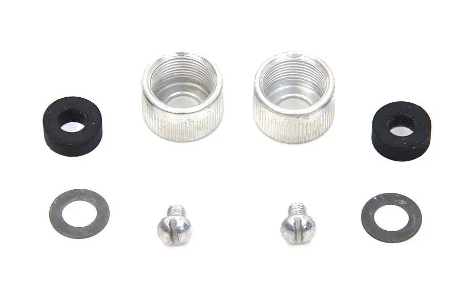 Colony Spark Plug Cable Nuts with Packing for Harley Davidson UL and VL Models by Colony