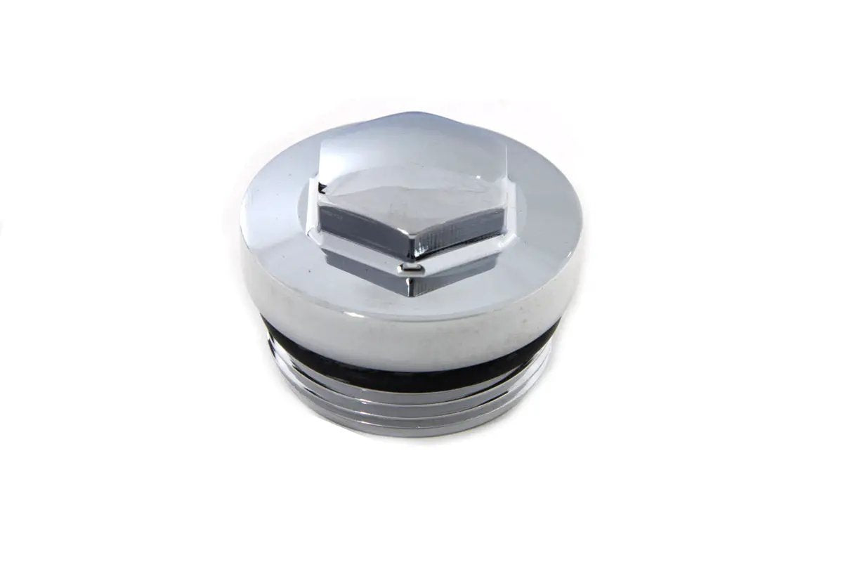 Colony Chrome Primary Cover Filler Cap for Harley Davidson XL Models by Colony
