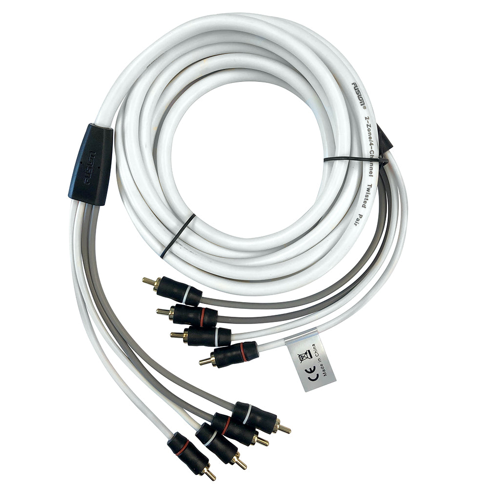 Fusion 4 Channel RCA Cable - 25 Feet for Clear Audio Connection