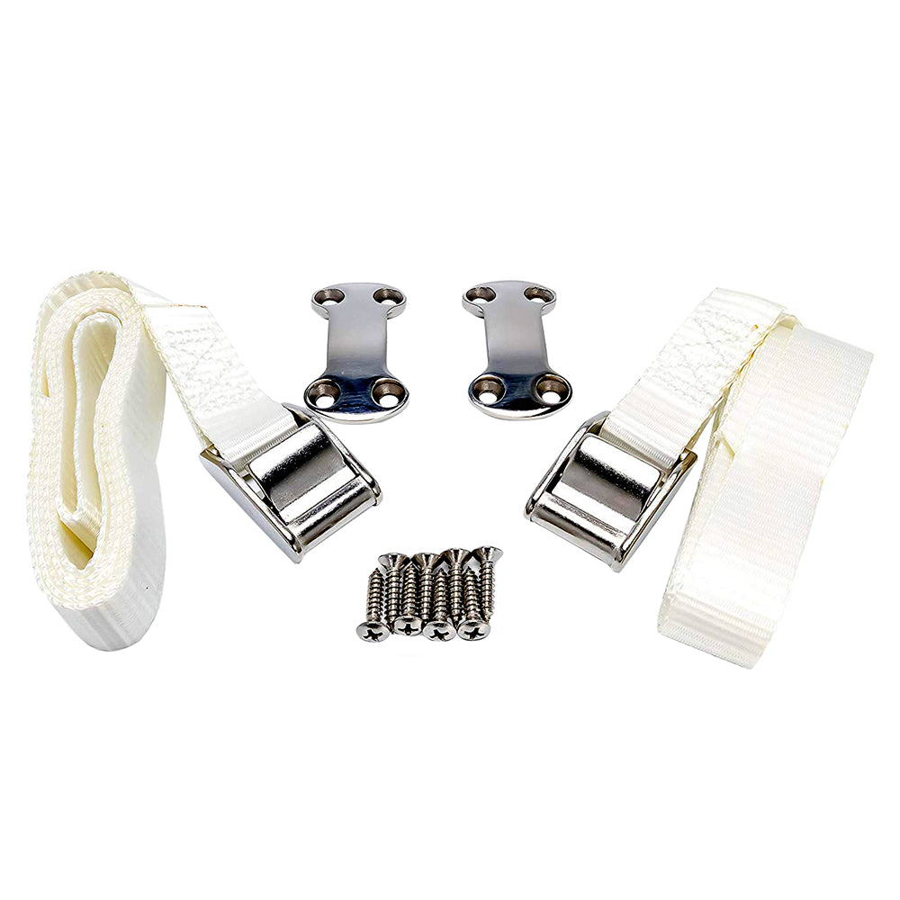 Kuuma Products Cooler Tie Down Kit Part #51960 for Secure Travel on Boats, Trucks, and Trailers