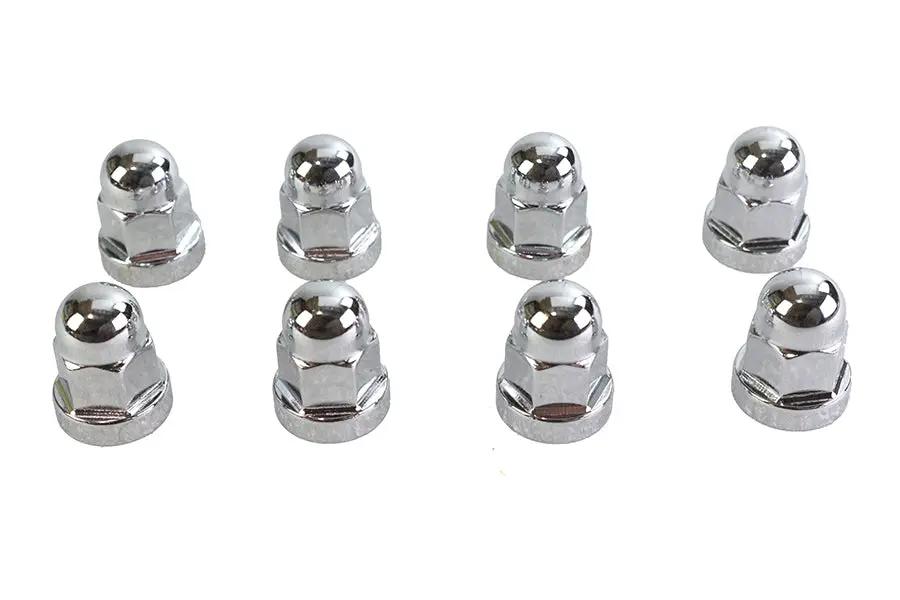 Colony Chrome Cylinder Base Nut Kit for Harley Davidson FL & FX (1978-1984) by Colony