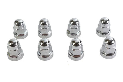 Colony Chrome Cylinder Base Nut Kit for Harley Davidson FL & FX (1978-1984) by Colony