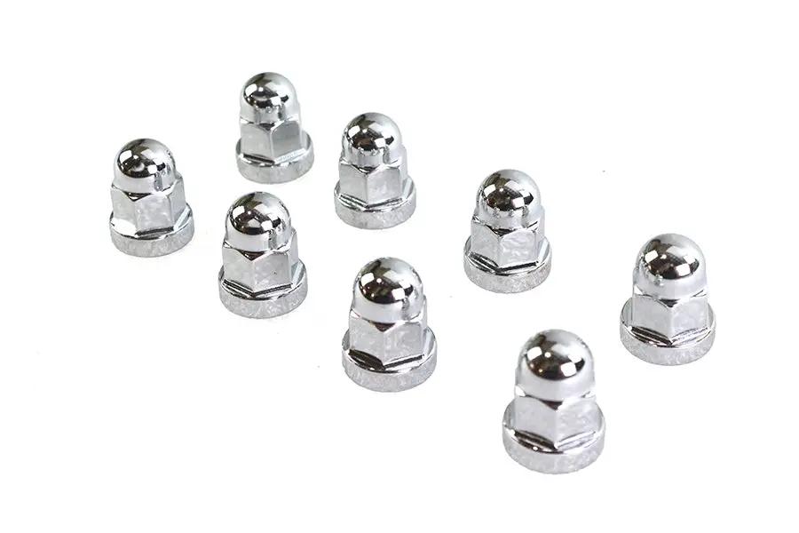 Colony Chrome Cylinder Base Nut Kit for Harley Davidson FL & FX (1978-1984) by Colony