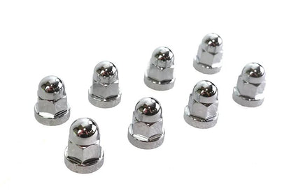 Colony Chrome Cylinder Base Nut Kit for Harley Davidson FL & FX (1978-1984) by Colony