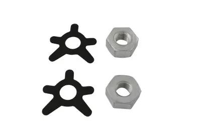 Colony Cadmium Brake Shaft Nut and Lock Kit for Harley Davidson UL Models by Colony
