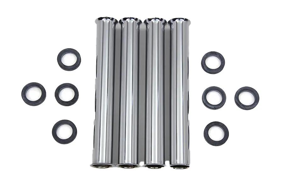Colony Chrome Lower Pushrod Cover Kit for Harley Davidson XL Models by Colony