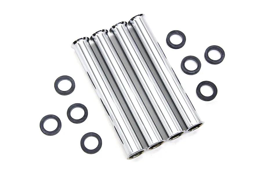 Colony Chrome Lower Pushrod Cover Kit for Harley Davidson XL Models by Colony