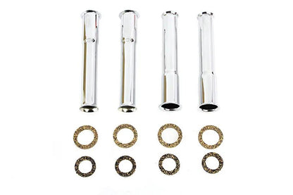 Colony Chrome Stock Pushrod Cover Kit for Harley Davidson FL (1948-1957) by Colony