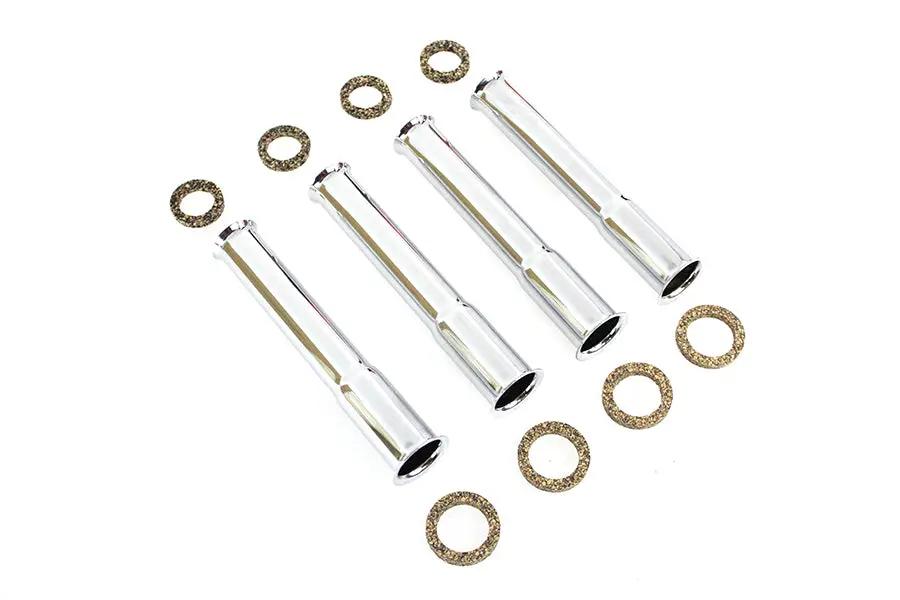 Colony Chrome Stock Pushrod Cover Kit for Harley Davidson FL (1948-1957) by Colony