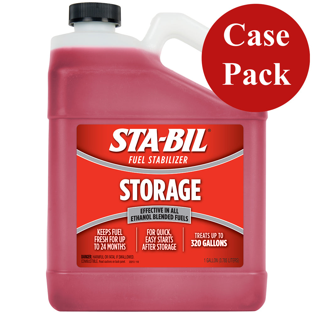 STA-BIL Fuel Stabilizer 1 Gallon Case (4 Pack) | Keeps Fuel Fresh Up to 24 Months