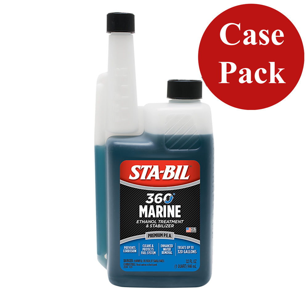 STA-BIL 360 Marine Fuel System Cleaner and Ethanol Treatment - 32 oz Case of 6