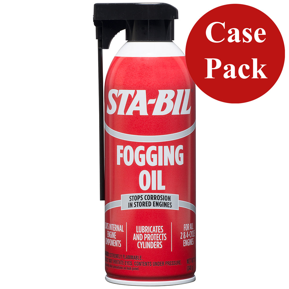 STA-BIL Fogging Oil 12 oz Case of 6 for Engine Storage Protection