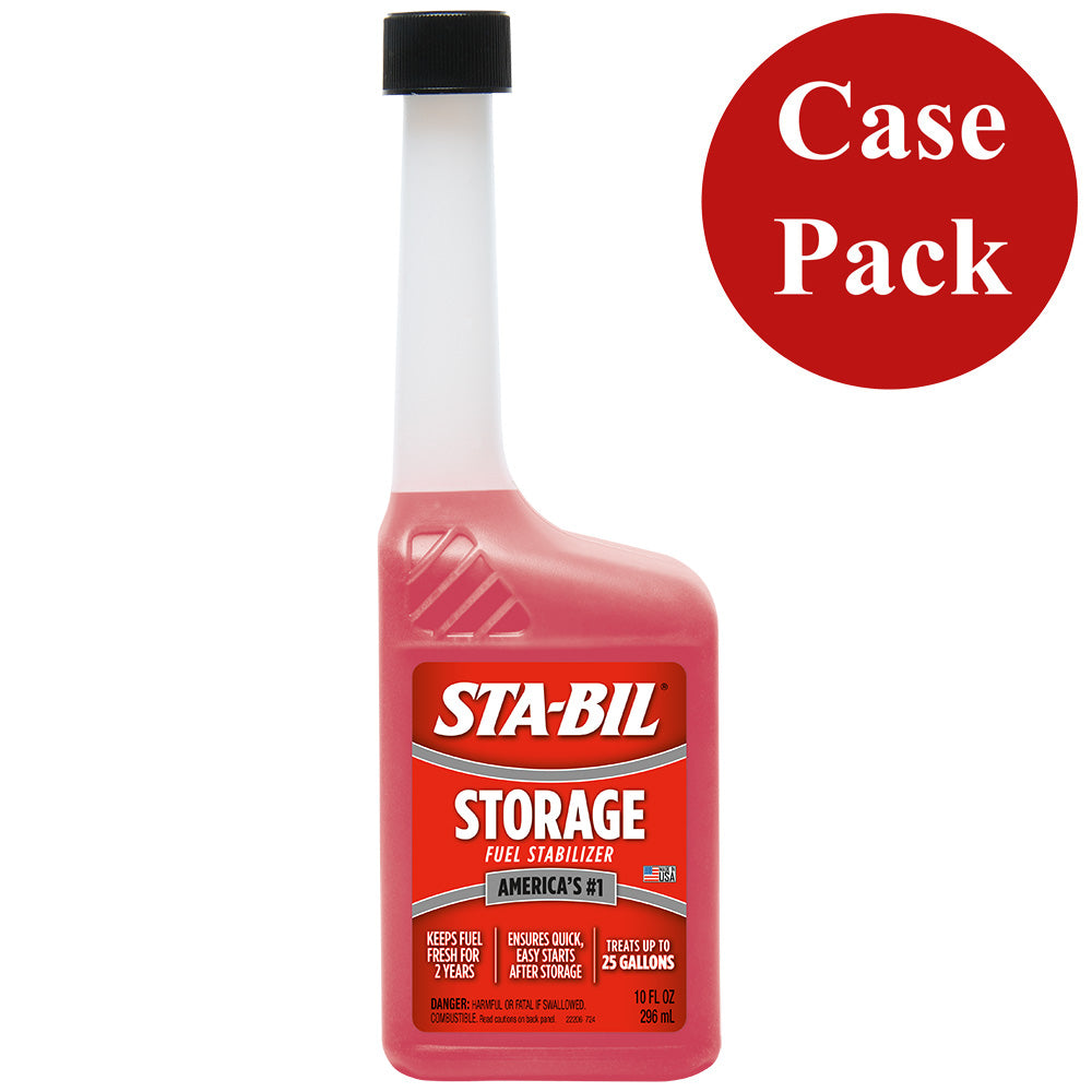 STA-BIL Fuel Stabilizer 10oz Case of 12 - Keeps Fuel Fresh Up to 24 Months