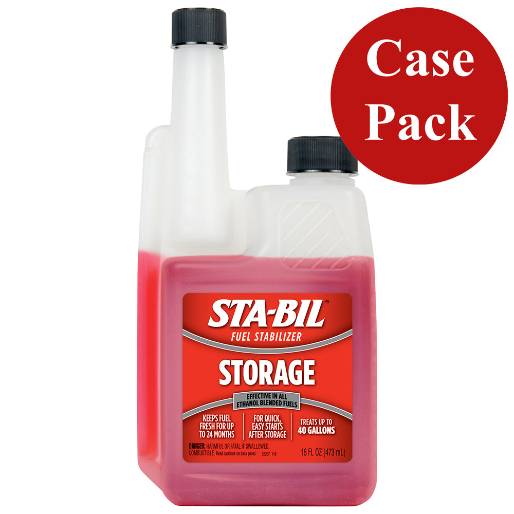 STA-BIL Fuel Stabilizer 16oz Case of 12 by STA-BIL – Keeps Fuel Fresh Up to 24 Months