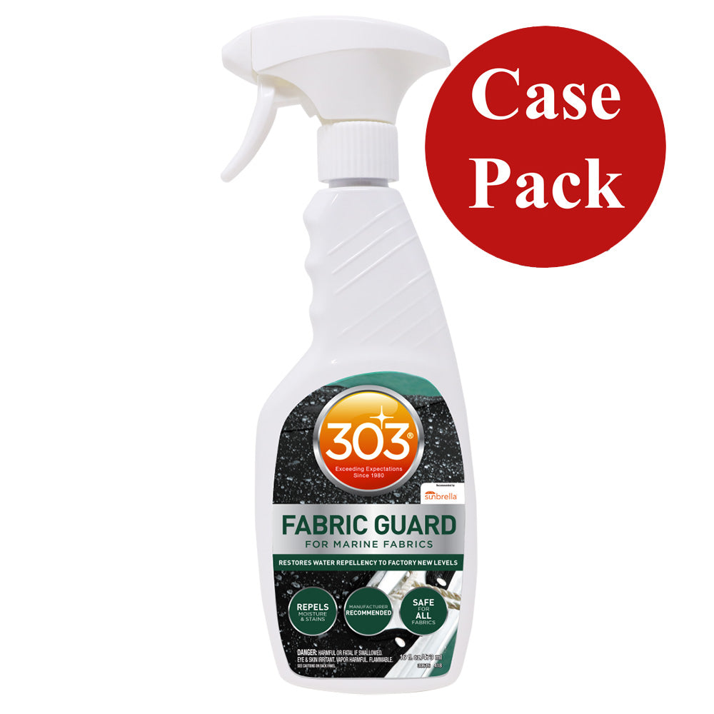 303 Marine Fabric Guard - 16oz Bottles (Case of 6) for Waterproofing and Stain Protection