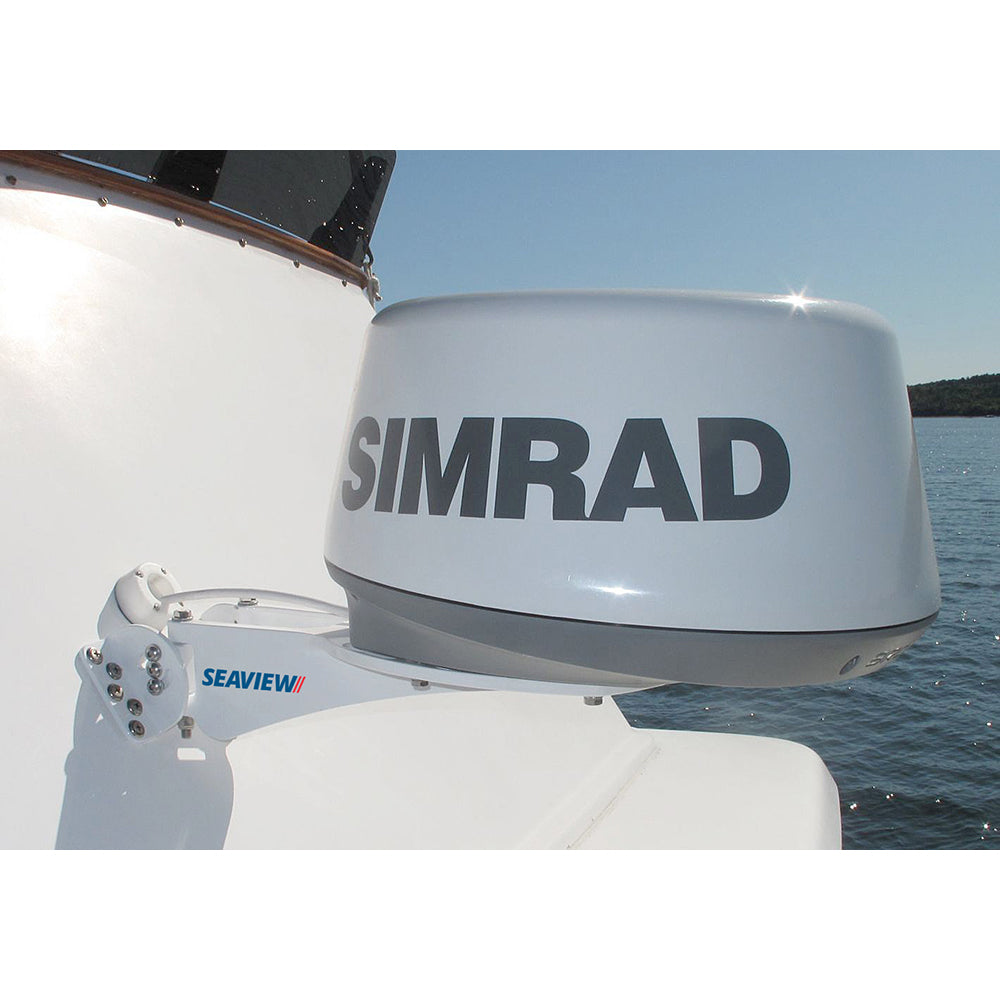 Seaview Mast Bracket with Flybridge Adapter Kit for 18-Inch Radar Masts
