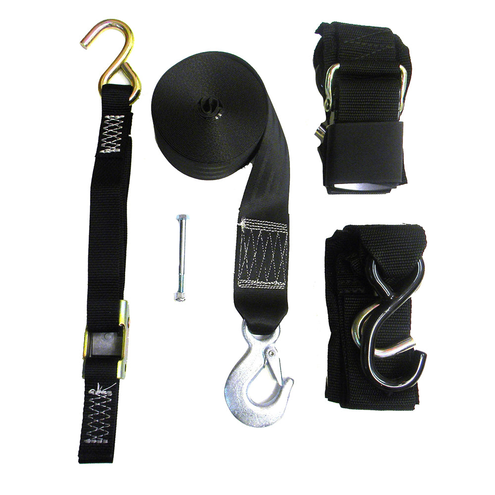 Rod Saver Stern to Stern Combo Tie-Down Kit (Part CQWB) for Secure Boat Transportation