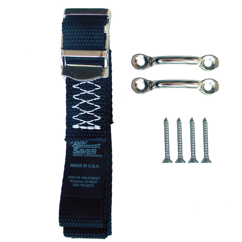 Rod Saver Battery and Gas Tank Tie-Down - 48 Inch with Quick Release Buckle