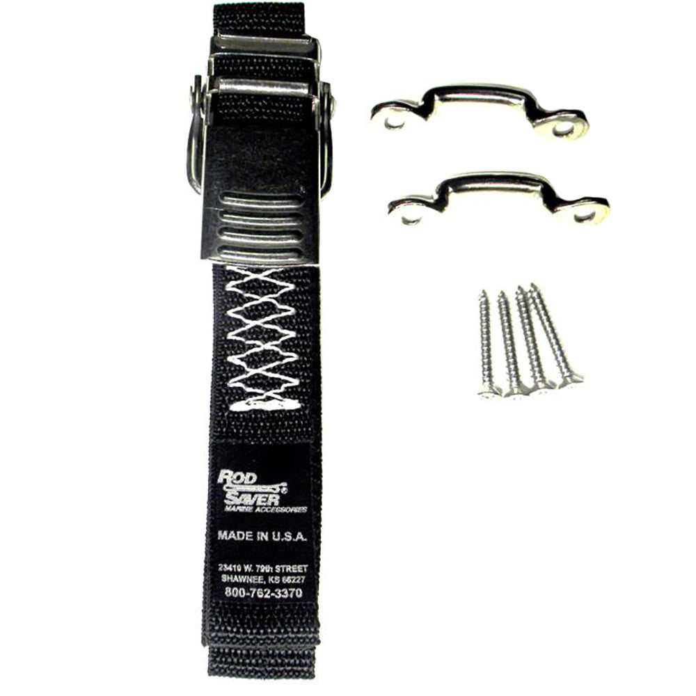 Rod Saver Stainless Steel Battery and Gas Tank Tie-Down - 48 Inch