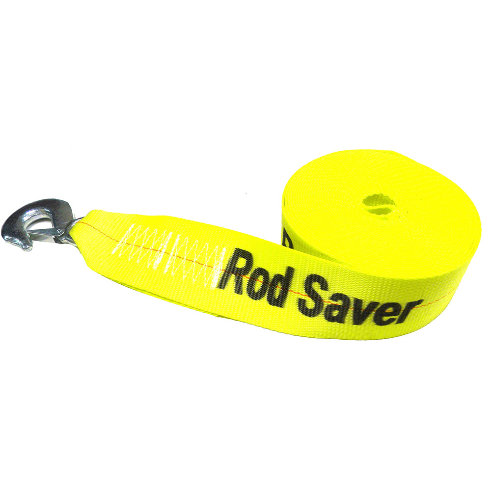 Rod Saver Heavy-Duty Winch Strap Replacement - Yellow 3" x 25' (Part #WS3Y25)