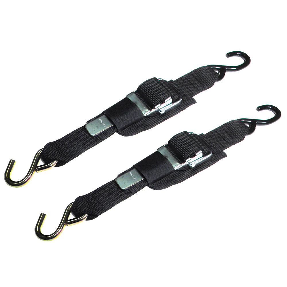 Rod Saver Paddle Buckle Trailer Tie-Downs (2 in x 4 ft) - Pair