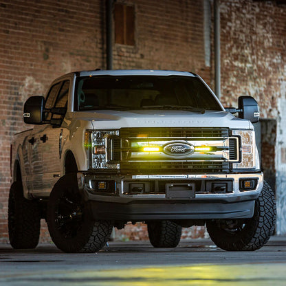 RIGID Industries 6-Inch SR-Series SAE Compliant Fog Light with Yellow Light - Black