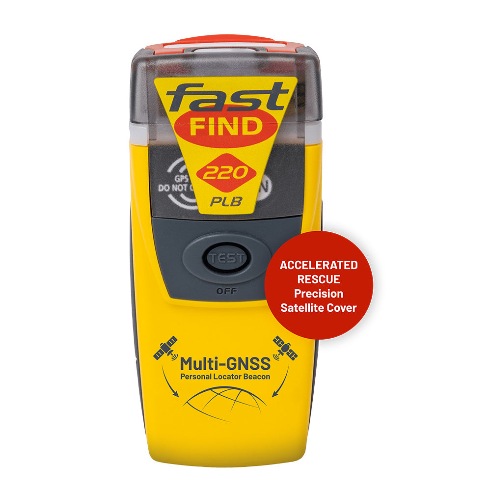 McMurdo FastFind 220 Personal Locator Beacon with Galileo GPS Technology